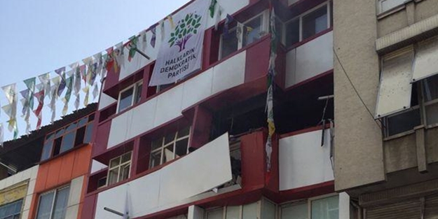HDP binalarına saldırı - FOTO