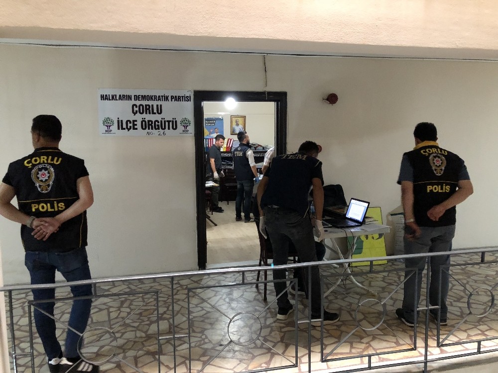 HDP binasına terör baskını 