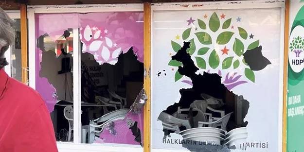 HDP binasına yapılan saldırıda flaş gelişme! Bakın hangi örgütle bağlantısı tespit edildi
