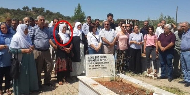 HDP Binası'nda nöbet tutanlara saldıran Remziye Tosun'un skandal fotoğrafı: Leşlerin cenazesine katıldı
