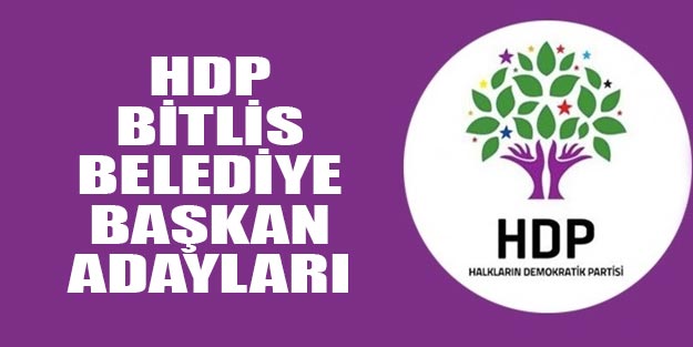 HDP Bingöl belediye başkan adayları 2019
