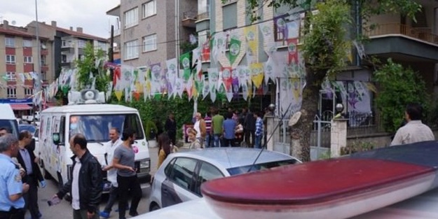 HDP bürosuna molotoflu saldırı