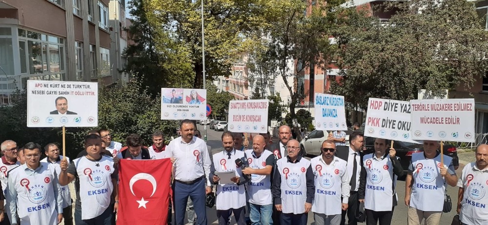 HDP Genel Merkezi önünde Diyarbakır’a destek eylemi 