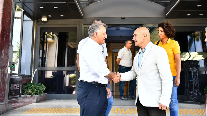 HDP heyeti, İzmir Büyükşehir Belediye Başkanını ziyaret etti