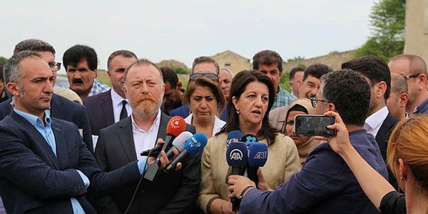 HDP heyeti şoka girdi! 5 kilometre yaklaşabildiler