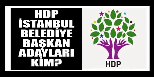 HDP İstanbul belediye başkan adayları 2019