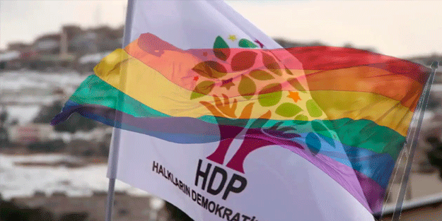 HDP kendisine oy veren Kürtlere karşı eşcinsellerin safında