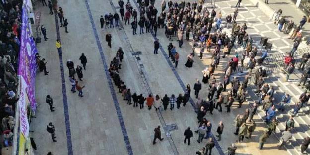 HDP'de miting hüsranı