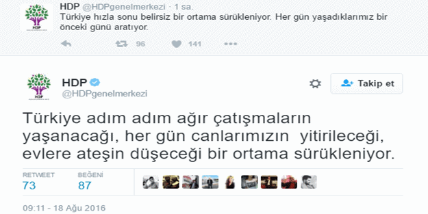 HDP'de sosyal medyadan evlere ateşler saldı