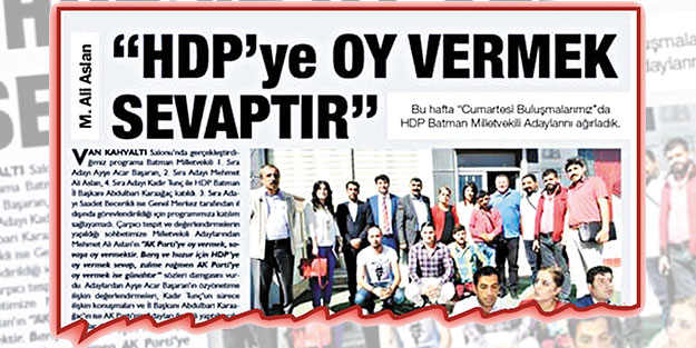 HDP’den din istismarı