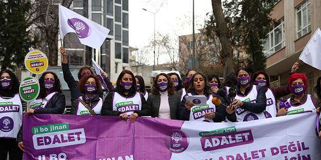 HDP'den 'Kadınlar için adalet' kampanyası: PKK terör örgütünün taciz ettiği kadınları yine gündeme almadılar!
