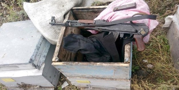 HDP'li Başkanın evinden neler çıktı neler!