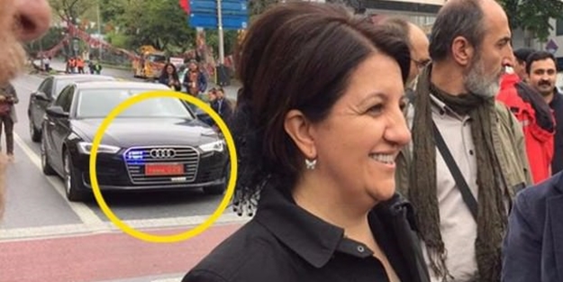 1 mayıs provokasyonuna makam aracıyla geldi!