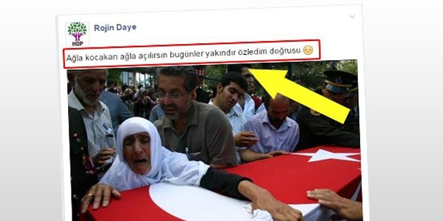 HDP'li kullanıcıdan skandal paylaşımlar