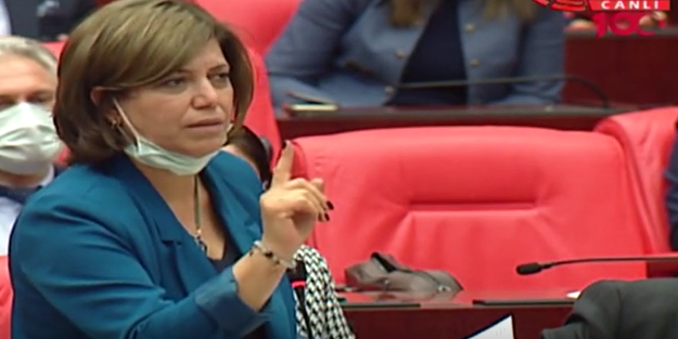 HDP'li vekil Meral Danış Beştaş TBMM'de parmak sallayarak tehditler savurdu
