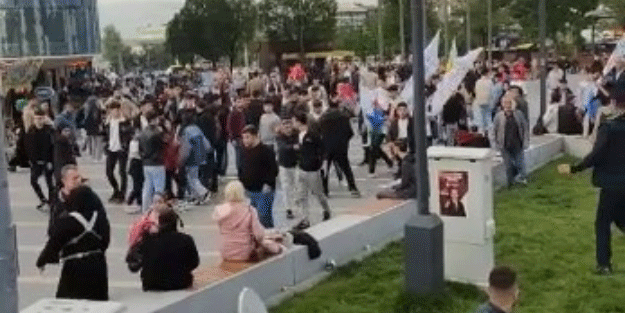 HDP'liler AK Partililere saldırdı! Resmen vandallık