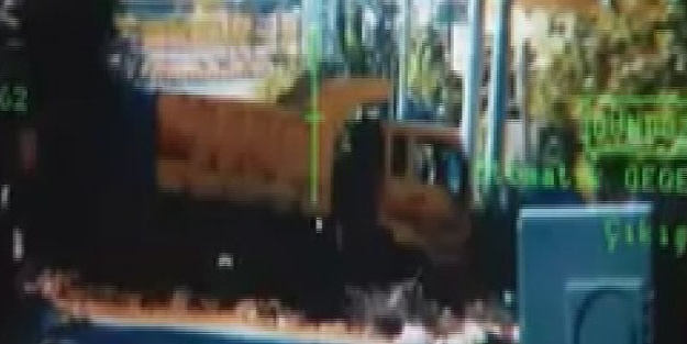 HDP'nin bomba yüklü kamyonu böyle patlatıldı!