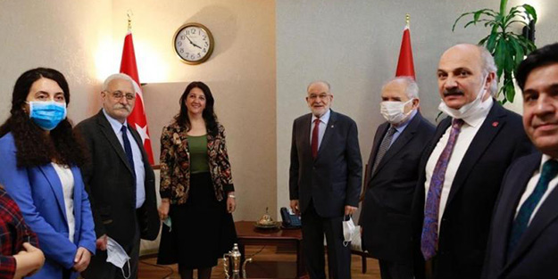HDP'nin 'diyalog' arayışı: Saadet'i ziyaret edip, İP'e göz kırptılar
