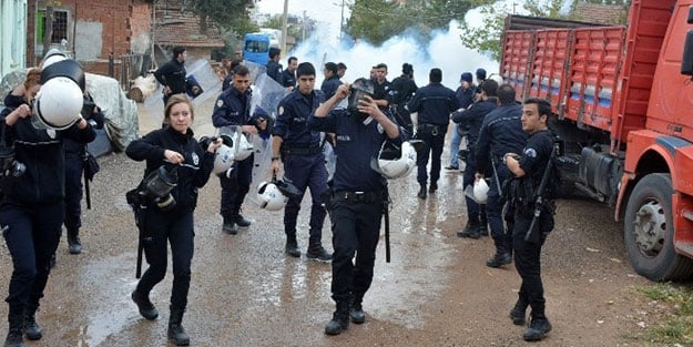 HDP'nin provokasyonuna polis müdahalesi! Çok sayıda gözaltı var