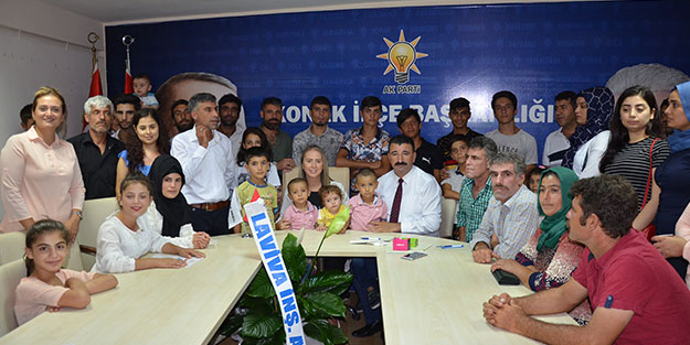 HDP'ye şok! Onlarca HDP üyesi AK Parti'ye geçti