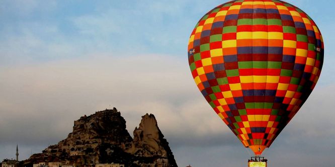 Kapadokya’da balon sert iniş yaptı!