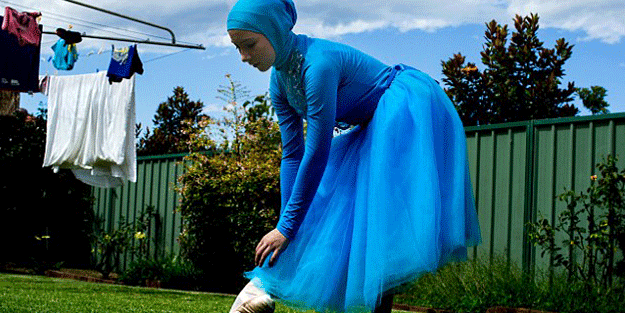 Hedefi dünyanın ilk başörtülü balerini olmak!