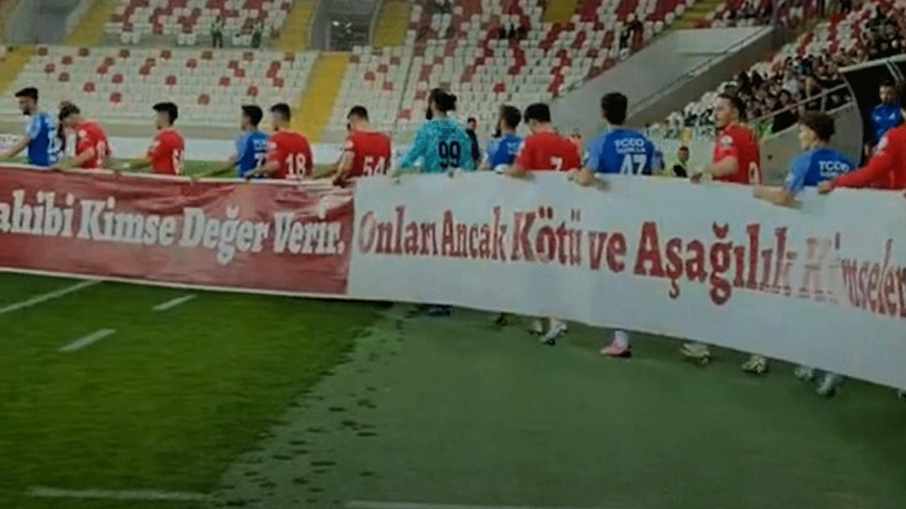 Helal olsun Karaman Futbol Kulübü! Seremoniye Hadis-i Şerif'le çıktılar