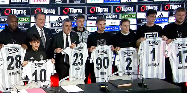 Helal olsun size: Müthiş bir imza: Modernize edilen Beşiktaş: 7 futbolcu birden
