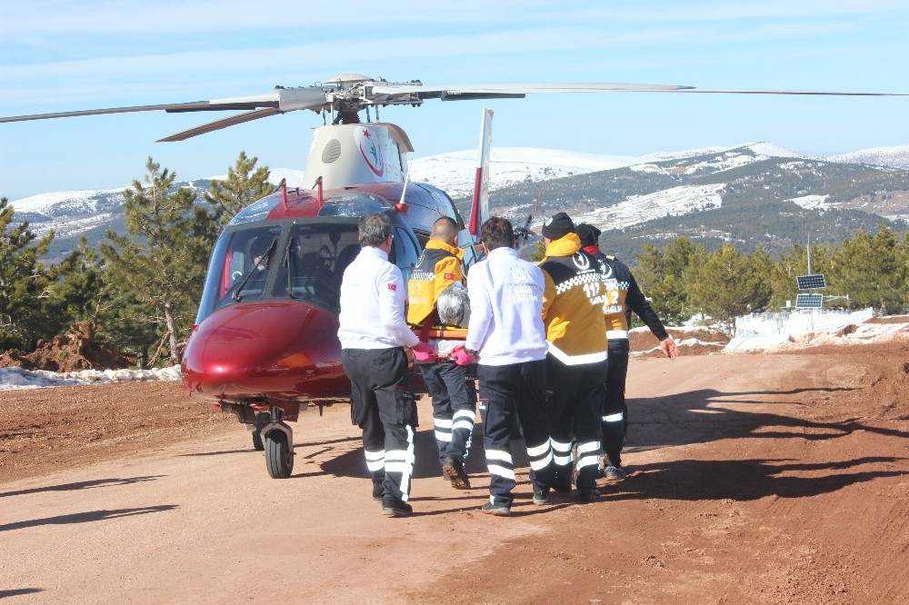 Helikopter destekli çığ tatbikatı gerçeğini aratmadı 