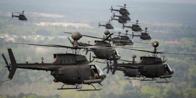 Helikopter düşürene altın!