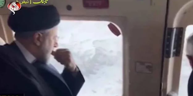 Helikopter videosu Reisi'nin ölmeden önceki o son görüntüsü mü? Değil mi? Herkes bunu konuşuyor