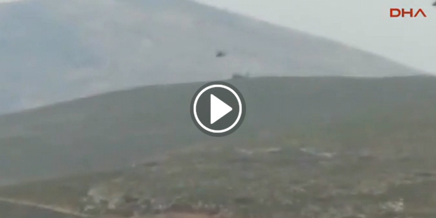 Helikopterimizin düşürüldüğü bölgede hareketlilik