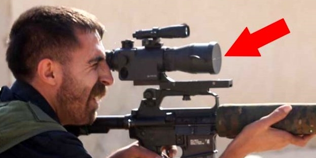 YPG'li teröristin bu görüntüsü alay konusu oldu