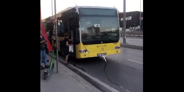 Hem suçlu hem güçlü! İETT şoföründen büyük yüzsüzlük