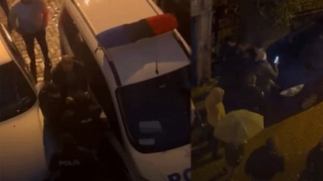 Hem suçlu hem güçlü: Kendisini uyaran polise küfredip bıçak çekti!