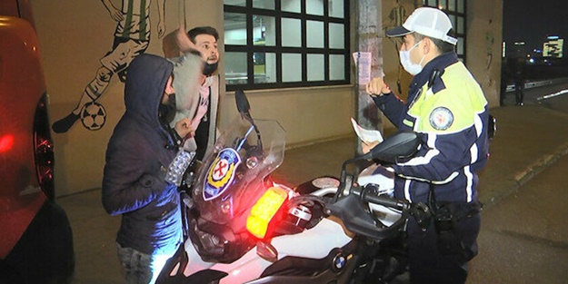 Hem suçlu hem güçlü! Utanmadan polise beddua etti