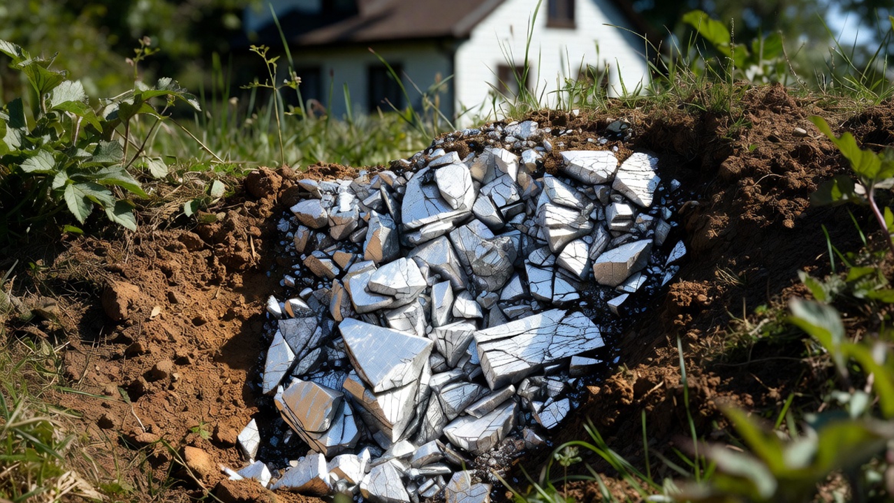 Hemen kontrol edin! Bahçenizdeki toprak bu renkse evinizin altında gümüş madeni olabilir!