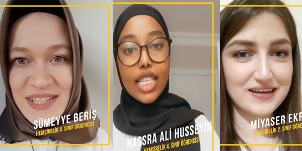 Hemşirelik öğrencilerinden Hemşirelik Haftasına özel video 