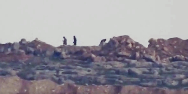 YPG'liler sınırda böyle görüntülendi!