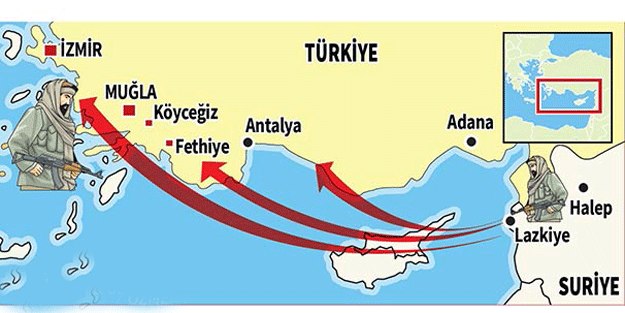 Hepsi yok edildi… Lazkiye’den Muğla’ya