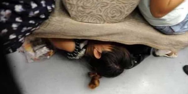 Her gün işe böyle gidiyorlar