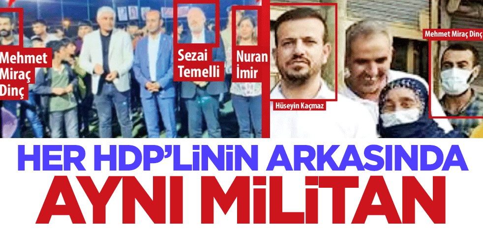Her HDP'linin arkasında aynı militan