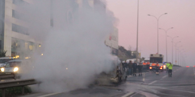 Her şey bir anda oldu! D-100'de trafik kilit