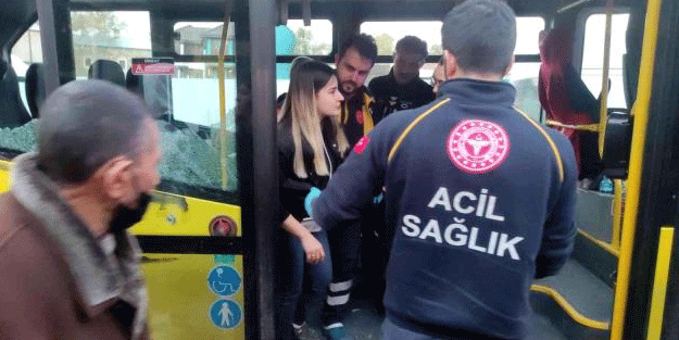 Her şey bir anda oldu! Şoka giren genç kız oturduğu yerden kalkamadı