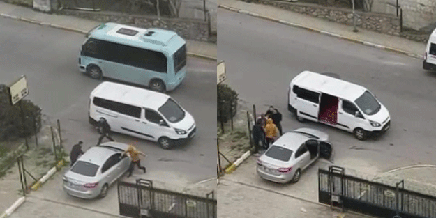 Her şey güpegündüz yaşandı! İstanbul'un göbeğinden skandal