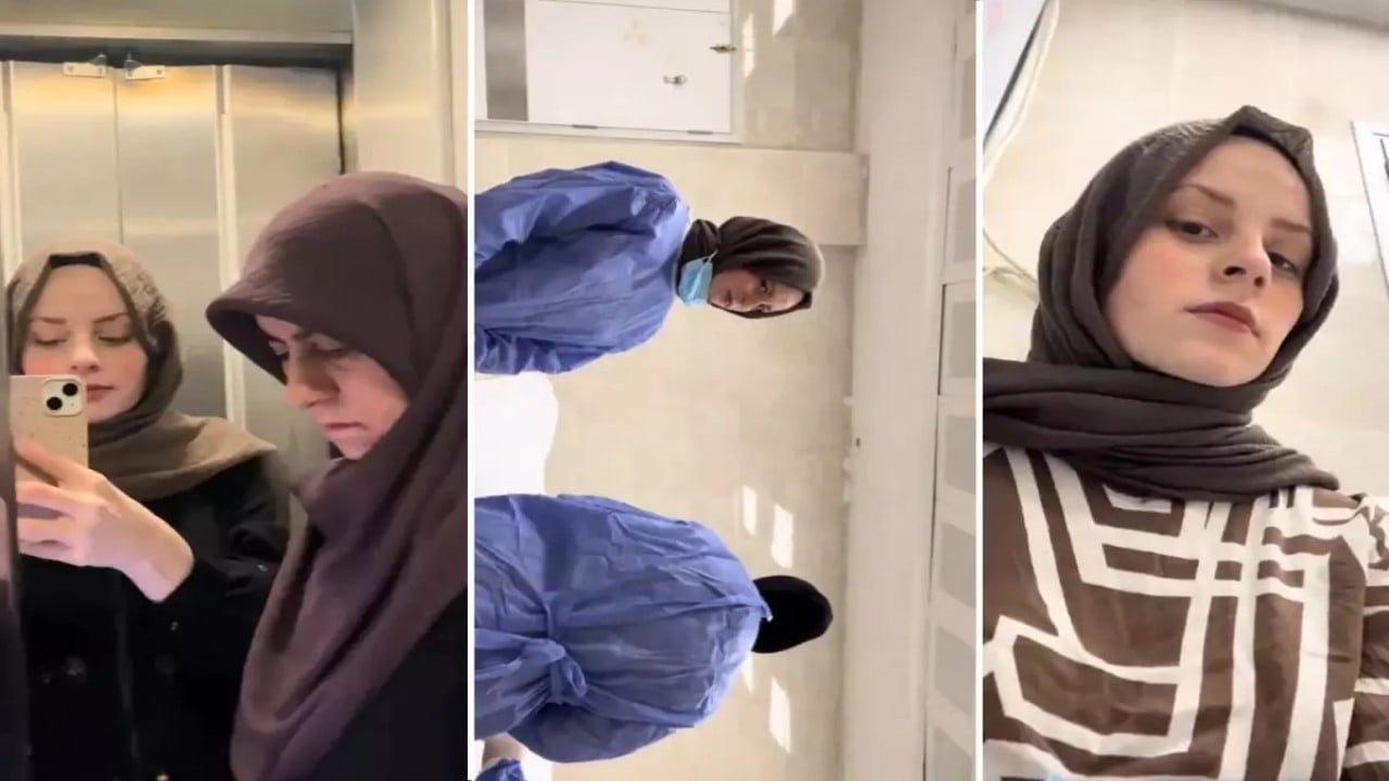 Her şeyin suyunu çıkardınız be! Cenaze yıkarken video çeken başörtülü kıza büyük tepki