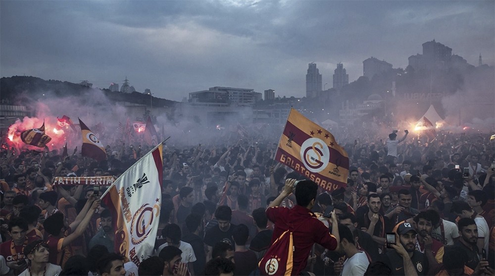 Her yer sarı-kırmızı! Münih’te Galatasaray coşkusu!