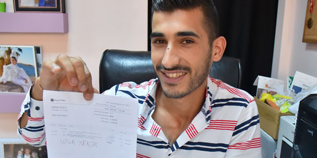 Hesabına yanlışlıkla 22 bin TL yatan gençten örnek davranış