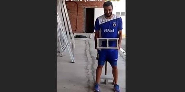 Hesabından paylaştı! Guiza briket ile...