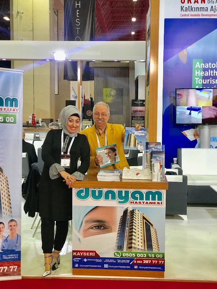 Hestourex 2019 Dünya Sağlık Fuarı’nda Dünyam Hastanesi Standına İlgi Büyük Oldu 